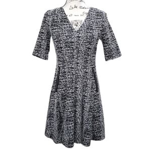 Danny & Nicole V-neck Fit and flare Inspired Dress